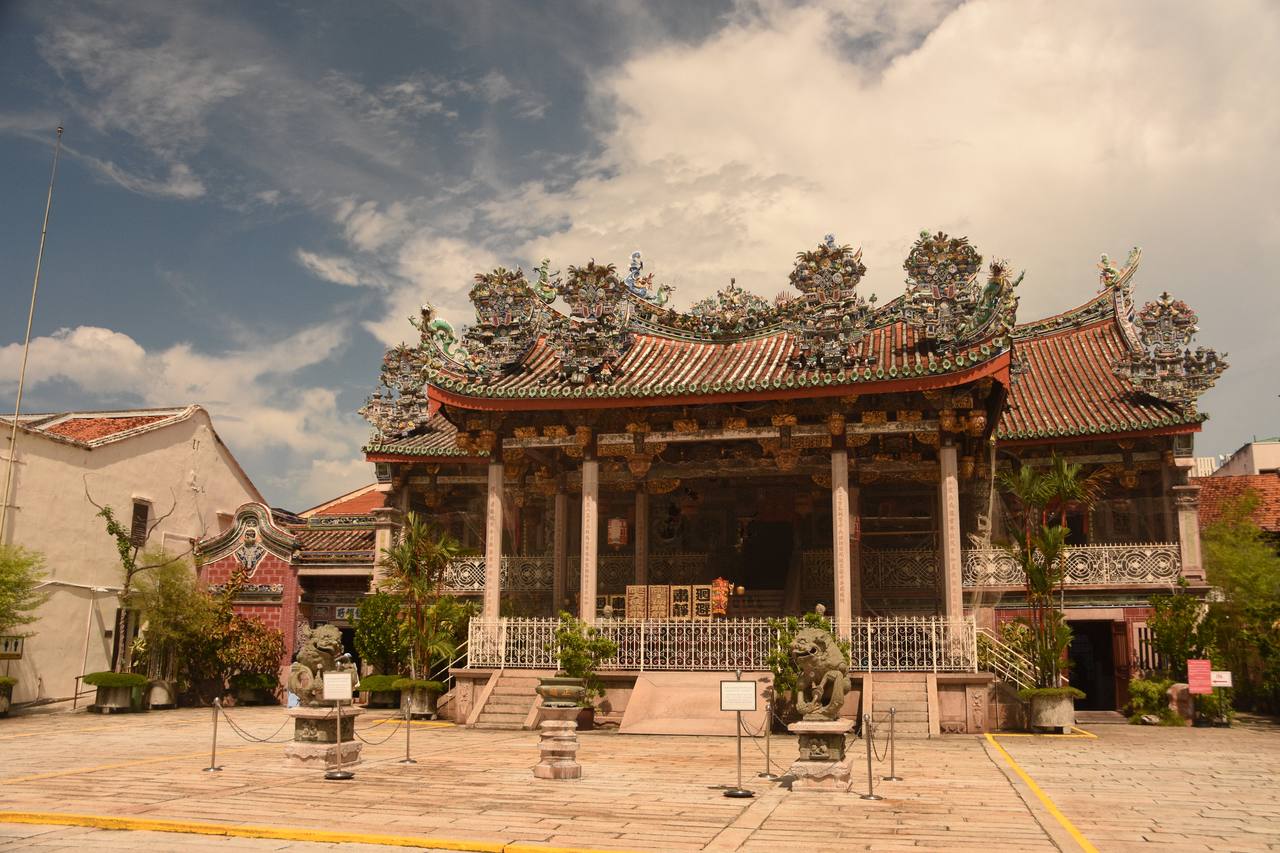 Brama chińskiej świątyni w Penang